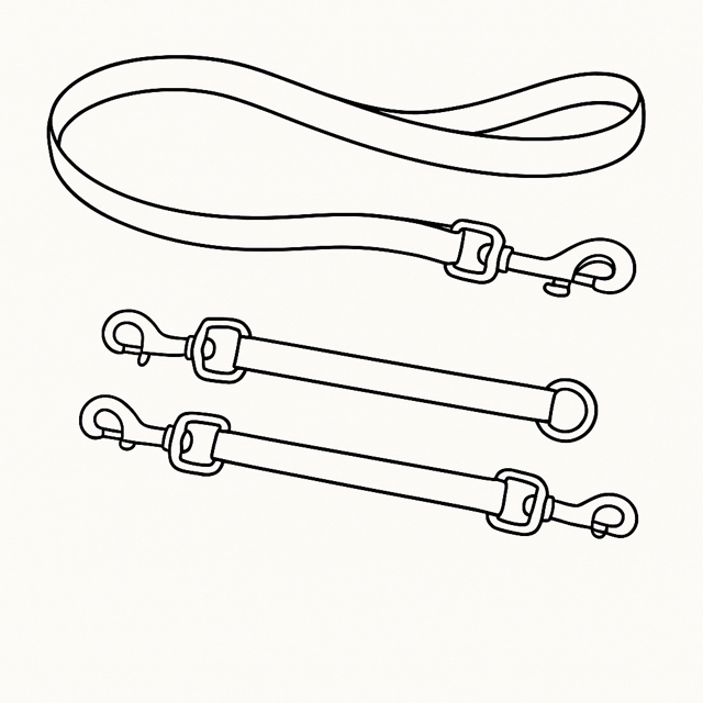 Reserved Listing - Joe T. - Custom Leash with Attachments