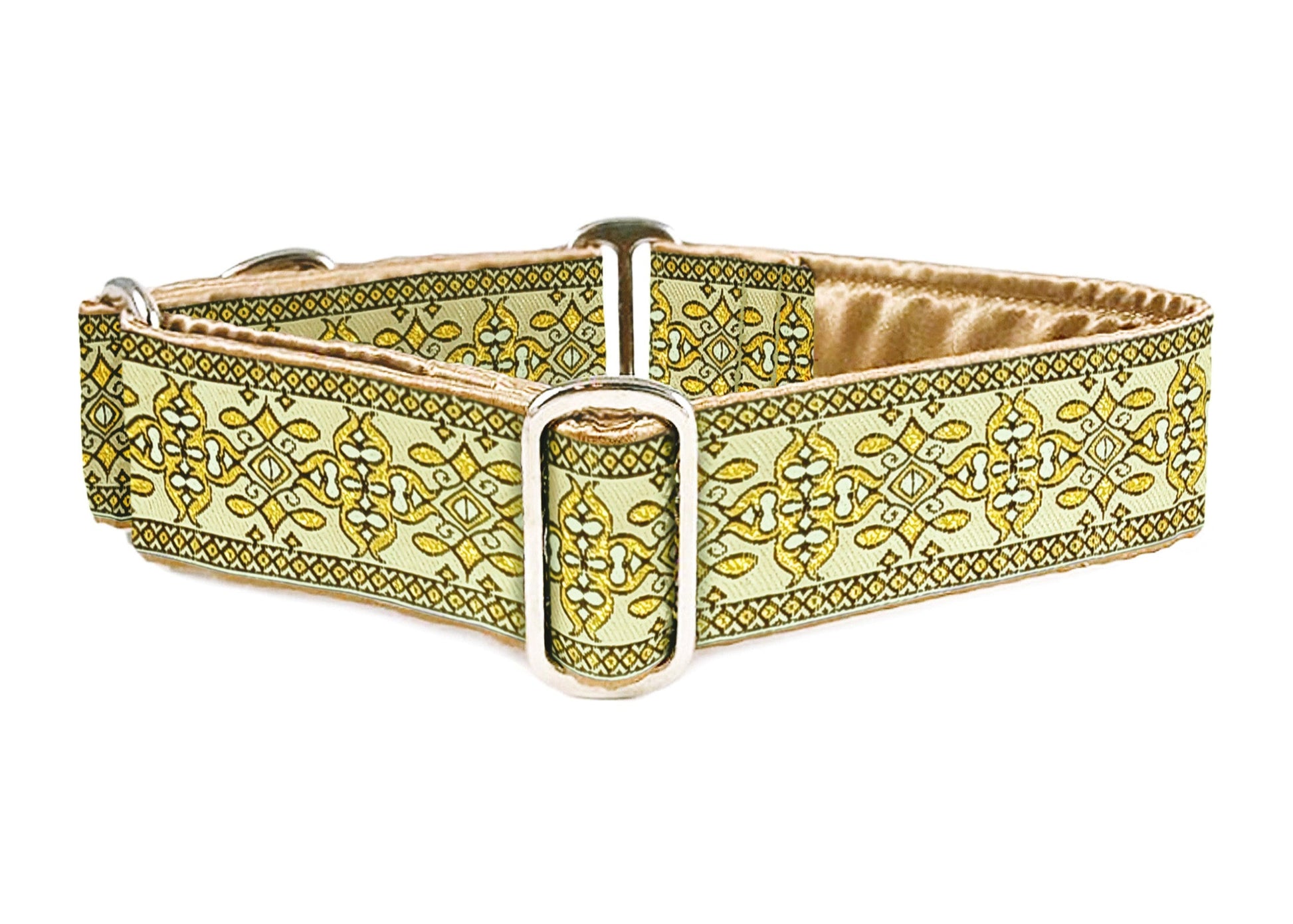 Image of Gold/Creme Cashel Dog Collar by The Hound Haberdashery