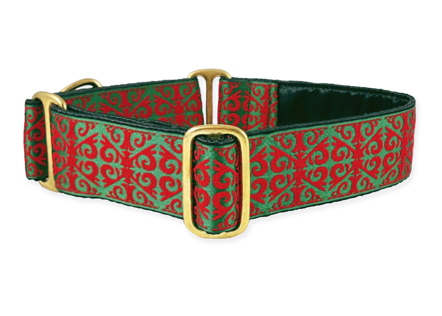 1.5 Inch Wide Christmas Noel Dog Collar by The Hound Haberdashery