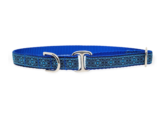 Tag Collar - Diamonds in Blue